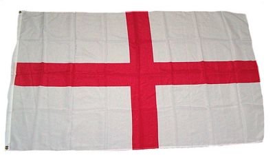 MM England Flagge/Fahne, wetterfest, mehrfarbig, 150 x 90 x 1 cm, 16285 von FahnenMax