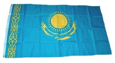 Fahne / Flagge Kasachstan NEU 90 x 150 cm Flaggen von FahnenMax