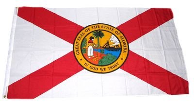 Fahne / Flagge USA Florida NEU 150 x 250 cm von FahnenMax