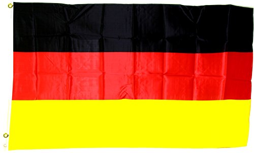 Fahne Flagge Deutschland 150 x 250 cm mit 2 Ösen von FahnenMax