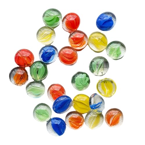 1 Kg Farbenfrohe Glasperlensteine ​​0 8 Zoll Flachboden Marmorperlen Set Für Dekorative Kunsthandwerk Und Vase Füllung Decors Home Decorative Art Perlen von Fahoujs