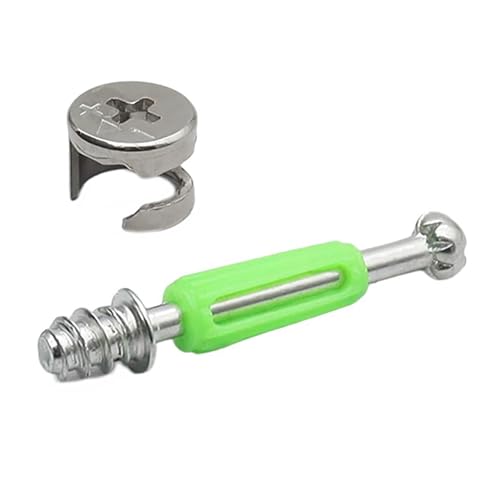 100pcs Schrankschlossbefestigungselemente Einschließlich Exzentrischer Rad Und Holzdübel Für Praktische Schrank Und Schubladenschubladenverbotselemente von Fahoujs