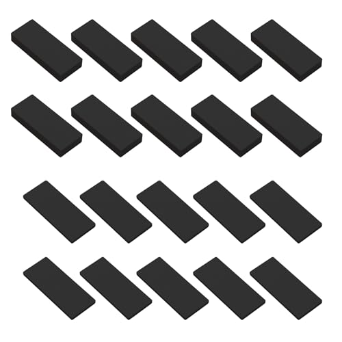 20pcs Möbel Wandschutzschaumschaum Kopfbrettstopper Schwarzer Kopfbrettstumperbett Stopper Einfach Zu Installieren Möbel Wandschutz von Fahoujs