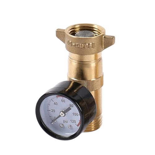 3/4 Zoll Wasserdruckregler Bleifreie Messing Wohnmobile Druck Reduzierventile Für Gartenschlauch Trailer Wassermanagement Werkzeug von Fahoujs