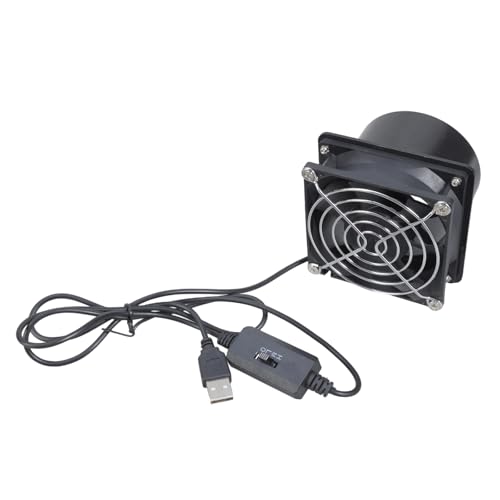3 Geschwindigkeit Einstellbare USB Belüftungsventilator Für Lötstation Haustierbad Badezimmer Plastikkonstruktion Abnehmbarer Auspuffventilator Für Garage von Fahoujs