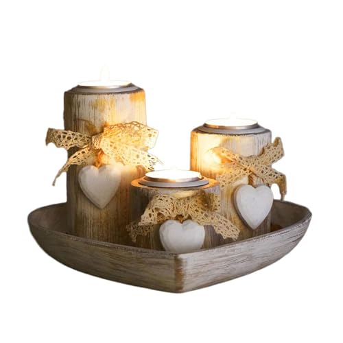 3pcs Heart Designs Holz Teelicht Kerzenhalter Mit Holzschalen Für Valentinstag Hochzeiten Mittelstücke Tisch Dekore Herz Teelichthalter 3pcs Heart Designs Holz Teelicht Kerzenhalter Mit Holzschalen Für Valentinstag Hochzeiten Mittelstücke Tisch Dekore Herz Teelichthalter von Fahoujs