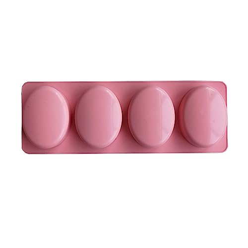 4 Hohlräume Silikonseife Formen Kerzenherstellung Elliptische Tonform Form 4 Hohlräume Silikonseife Formen Kerzenherstellung Elliptische Tonform Form von Fahoujs