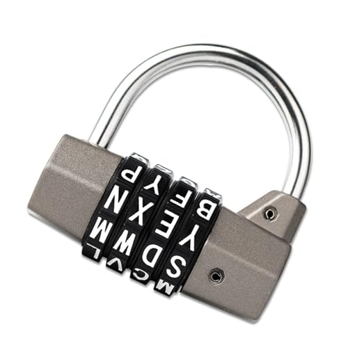 4 Ziffer Kombination Weather Proof Security Vorhängeschloss Outdoor Fitnessstudio Sicherheitscode Für Schrankschubladen Gepäck von Fahoujs