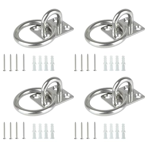 4pcs Edelstahl Kreisförmige Tür Fangfänge Mit Ringen Quadratische Schnallen Geschweißter Sitz Einfach Zu Installierter Quadratischer Fester Schnallen Geschweißter Sitz 4pcs Edelstahl Kreisförmige Tür Fangfänge Mit Ringen Quadratische Schnallen Geschweißter Sitz Einfach Zu Installierter Quadratischer Fester Schnallen Geschweißter Sitz von Fahoujs