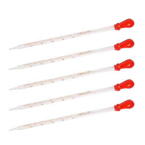 5 Stücke Glas Pipette Tropper Flüssige Pipettes Glasskala Graduierten Tropfen Für Süßigkeitenölformen Craft Educational 5 Stücke Glas Pipette Tropper Flüssige Pipettes Glasskala Graduierten Tropfen Für Süßigkeitenölformen Craft Educational von Fahoujs