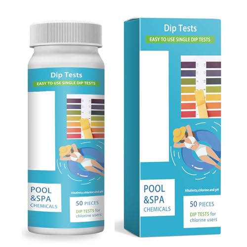 50 Stücke 3 In 1 Schwimmbad Teststreifen Wasserqualitäten Testkits Hohe Genauigkeit Chlor Detektionstesterpapier von Fahoujs
