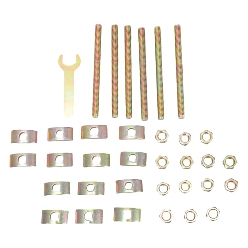 6/12 Pcs Arbeitsplatten Drawn Bolzenanschlüsse Gold Rostfeste Verbindungselemente Für Tischbettrahmen Metzger Blockbaugruppe Metzger Block Tisch Anschluss Hardware Set Anschluss von Fahoujs