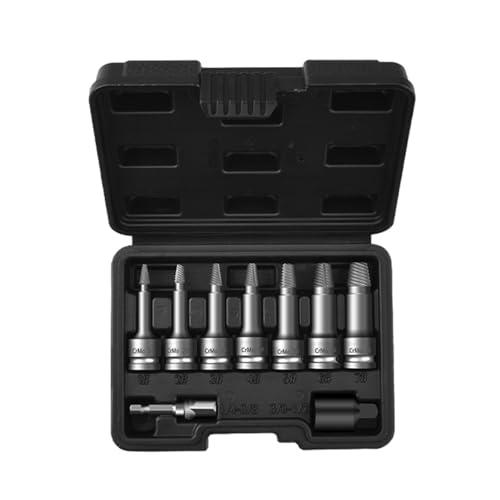 9/26pcs Schraubenextraktionsset Easy Out Bolzen Extraktor Zum Entfernen Von Abgerundeten Beschädigten Schalterschrauben Professionelle Schraubenextrakte 9/26pcs Schraubenextraktionsset Easy Out Bolzen Extraktor Zum Entfernen Von Abgerundeten Beschädigten Schalterschrauben Professionelle Schraubenextrakte von Fahoujs