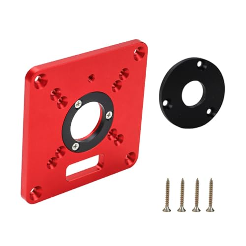 Aluminium Router Tisch Einsatzplatte Holzbearbeitungstisch Mahlen Flipping Platten Jigs Routertisch Multifunktional Trimmer von Fahoujs