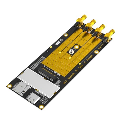 B Key Slot Zum Eingeben Von C Adapter Mit Kartenschlitzantennen Für RM500Q/RM500U/GM800/SIM8200 Modulzubehör von Fahoujs