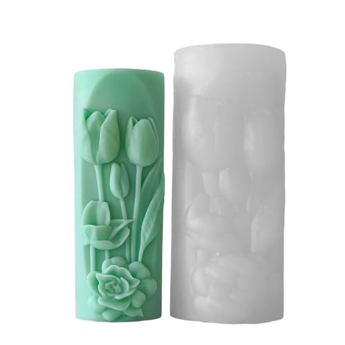 Blumen Säule Kerzenform Schimmel Zylinder Silikonform Orament Formen Handgefertigte Gusspflaster Bastelmittel Blumen Säule Kerzenform Schimmel Zylinder Silikonform Orament Formen Handgefertigte Gusspflaster Bastelmittel von Fahoujs