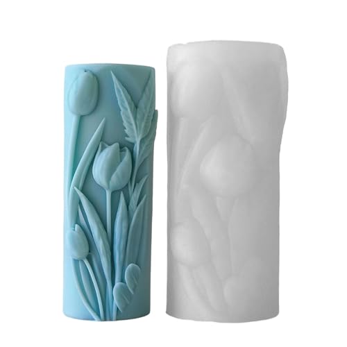 Blumen Säule Kerzenform Schimmel Zylinder Silikonform Orament Formen Handgefertigte Gusspflaster Bastelmittel Blumen Säule Kerzenform Schimmel Zylinder Silikonform Orament Formen Handgefertigte Gusspflaster Bastelmittel von Fahoujs
