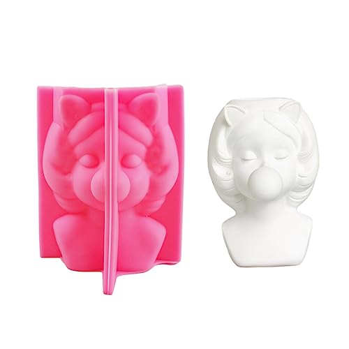 Bubble Girl Silikonform Silikonstatuen Formen Betongussform Silikon Figurformen Für Handherstellung Bastelbetongussgussform von Fahoujs