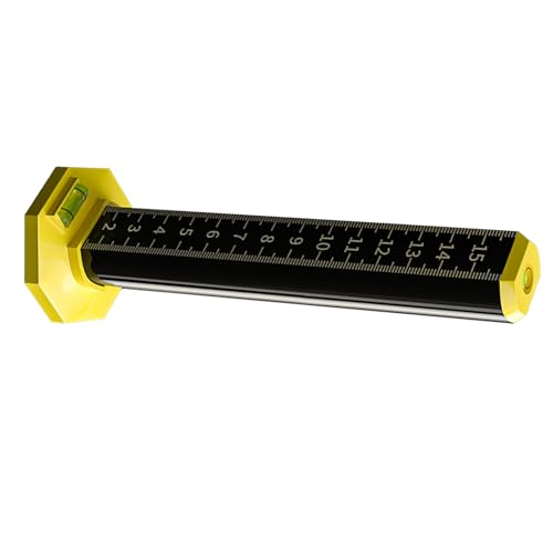 Deckenniveau Lineal Positionierung Lineal Tiling Horizontales Leveling Positionierungslineerlinie Magnetisches Basis Messwerkzeug von Fahoujs