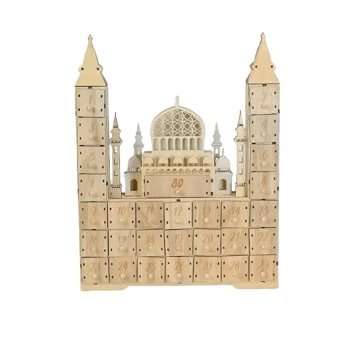 Eid Ramadans Castles Countdown Kalender Mit LED Licht Und 30 Schubladen Wood Advent Decor Für Islamics Party Feier Eid Ramadans Castles Countdown Kalender Mit LED Licht Und 30 Schubladen Wood Advent Decor Für Islamics Party Feier von Fahoujs
