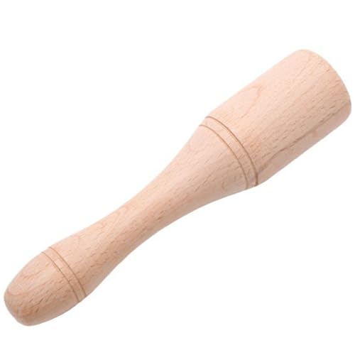 Ergonomic Beechwood Solid Round Hammer Mit Natürlicher Finish Für Holzbearbeitungsküchen Kochschlägering Aufgaben Projekte Projekt Hammer von Fahoujs