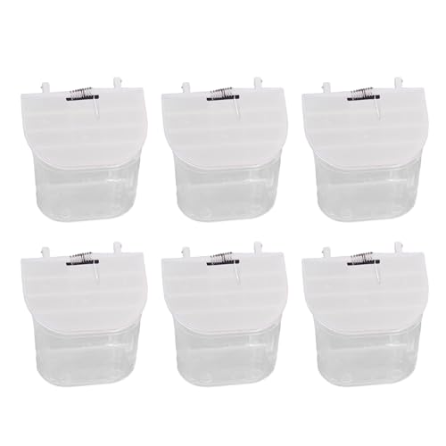 Externe Vogelfutterfutterhäuschen Hangable Feeding Box Vogelfutterhäuschen Antispill Vogel Samenbehälter Mit Großer Kapazität 6pcs Käfig Wasserschale Externe Vogelfutterfutterhäuschen Hangable Feeding Box Vogelfutterhäuschen Antispill Vogel Samenbehälter Mit Großer Kapazität 6pcs Käfig Wasserschale von Fahoujs