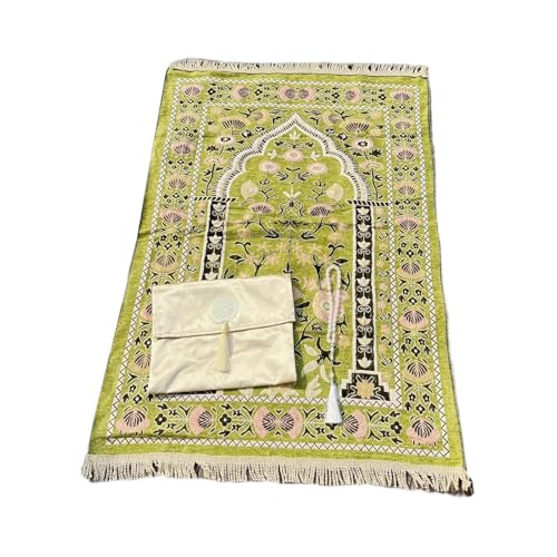 Fahoujs 1 Set Gebetsmatte Set Mit Anbetungsperlen Und Aufbewahrungstasche Farbenfroh Und Schlechter Beweis Für Bayram Geschenk Optionaler Farbteppich Islamischer Gebetsteppich Fahoujs 1 Set Gebetsmatte Set Mit Anbetungsperlen Und Aufbewahrungstasche Farbenfroh Und Schlechter Beweis Für Bayram Geschenk Optionaler Farbteppich Islamischer Gebetsteppich von Fahoujs