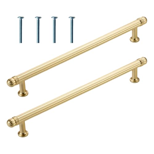 Fahoujs 2pieces Multipurpose Gebürstete Goldschubladengriff von Fahoujs