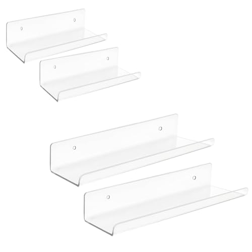 Fahoujs 4PCs Hanging Display Regale Für Bücher Und Aufzeichnungen Easy Installation Photo Presentation Rack Mehrzweck Schwimmendes Fahoujs 4PCs Hanging Display Regale Für Bücher Und Aufzeichnungen Easy Installation Photo Presentation Rack Mehrzweck Schwimmendes von Fahoujs