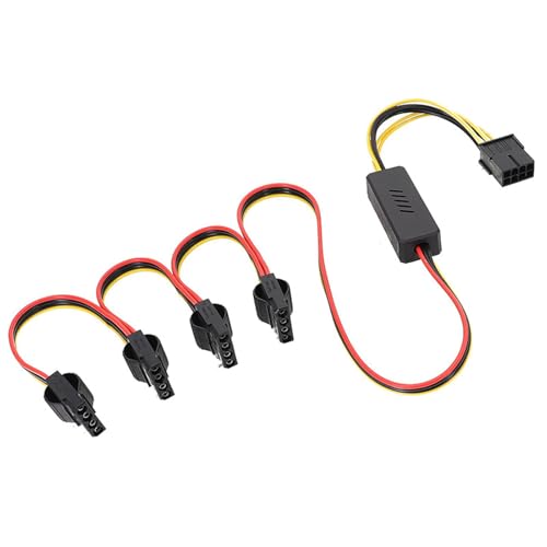 Fahoujs 8Pin Bis 4Pin Festplattenkabel 12 V Bis 5 V Schritt Down Festplatten Netzteil Adapter Konverterkabel Für Laufwerke GPU Netzkabel Fahoujs 8Pin Bis 4Pin Festplattenkabel 12 V Bis 5 V Schritt Down Festplatten Netzteil Adapter Konverterkabel Für Laufwerke GPU Netzkabel von Fahoujs