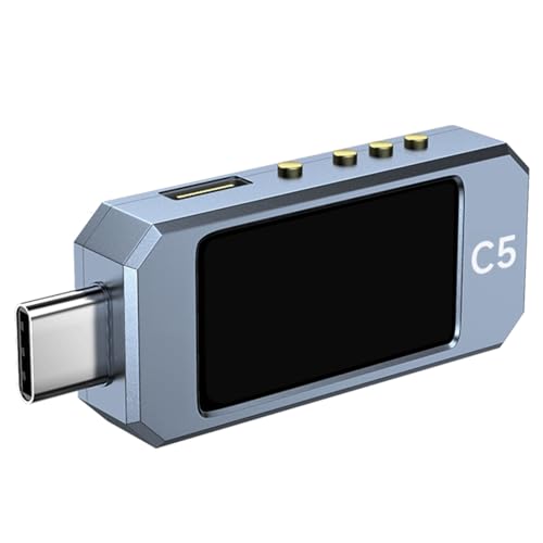 Fahoujs Advanced USB C Power Metermeter Multimeter 3.1 Kompatibler DC48V Mit Schneller Geschwindigkeit Und Farbanzeige von Fahoujs