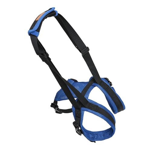 Fahoujs Atmungsaktivem Verstellbares Hunde Hinterbein Helfer Kabelbaum Hilfsgurt Für Senior Behinderte Treppe Gehen Oder Autozugriff Verstellbarer Hunde Hindquarter Stützband von Fahoujs