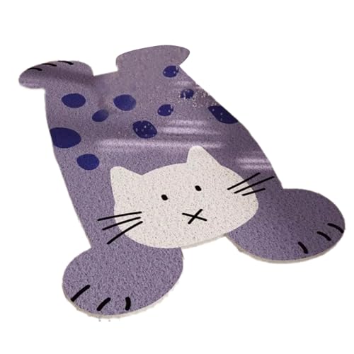 Fahoujs Badematte Absorbierende Badezimmer Teppich Cartoon Muster Schnell Trocken PVC Schlupfproof Ältere Sicherheit des Duschraums Zubehör Teppich von Fahoujs