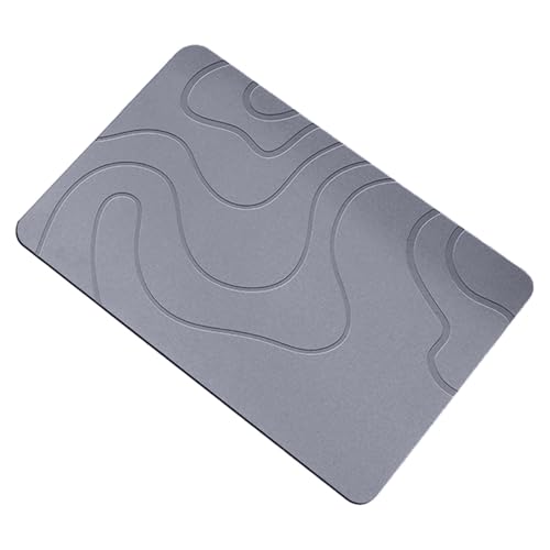 Fahoujs Badematte Super Saugle Saugle Diatomit Floor Matte Antislips Textur Schnell Trocknende Badezimmerteppich von Fahoujs