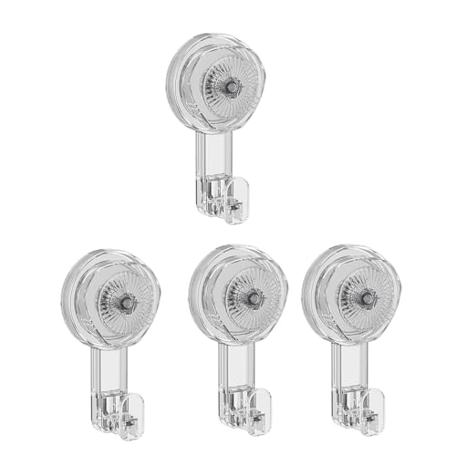 Fahoujs Badezimmerzubehör Saugnapf Tasse Handtuch Haken 360 Grad Rotationswand Haken Zeitgenössischer Saugnapfhaken 4pcs Für Badezimmer Schwerpflegerhalter von Fahoujs