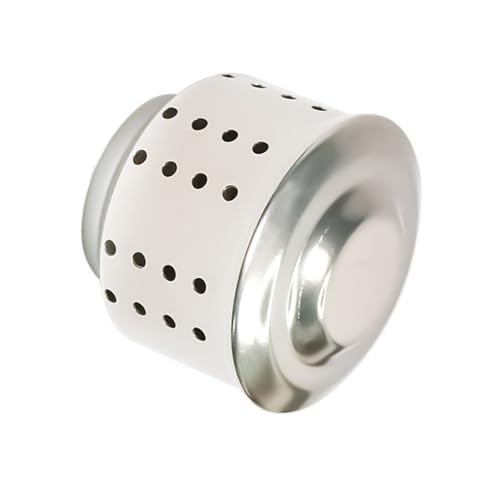 Fahoujs Bequeme Espresso Kaffeetöpfe Accessoire Kaffeemaschine Spritzsicherer Deckelkaffeemaschinenkomponente Edelstahl Textur von Fahoujs