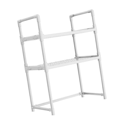 Fahoujs Bequeme Küchenorganisatoren Rostfache Mikrowellen Organisatoren Effiziente Standregale Für Optimierte Küchenraum Einfache Designs Stand Stehen von Fahoujs