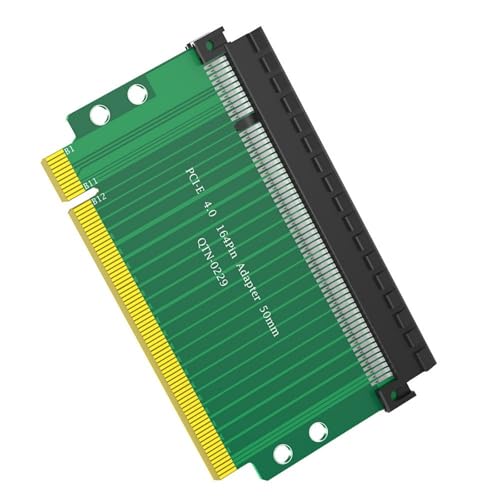 Fahoujs Computererweiterung PCIE4.0 180 Grad Adapterkarte Pciexpress 16x Breites Kompatibilität Für Computerserver Chassis Fahoujs Computererweiterung PCIE4.0 180 Grad Adapterkarte Pciexpress 16x Breites Kompatibilität Für Computerserver Chassis von Fahoujs