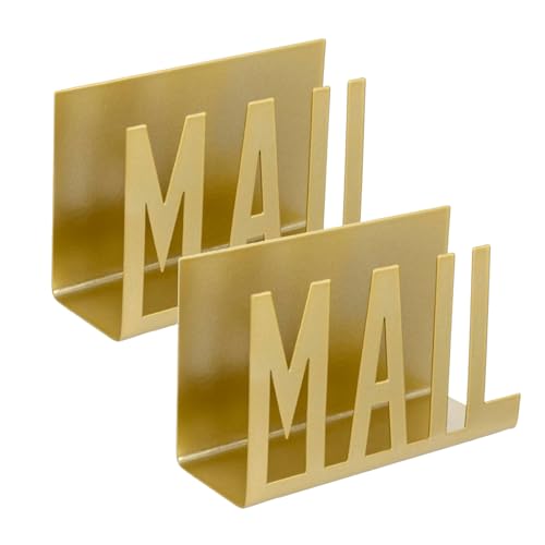 Fahoujs Desktop Iron Envelope Holder Für Home Office Organization Metall Letter Sortierer Und Papierdokumente Lagerregal von Fahoujs