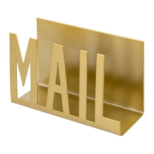 Fahoujs Desktop Iron Envelope Holder Für Home Office Organization Metall Letter Sortierer Und Papierdokumente Lagerregal von Fahoujs