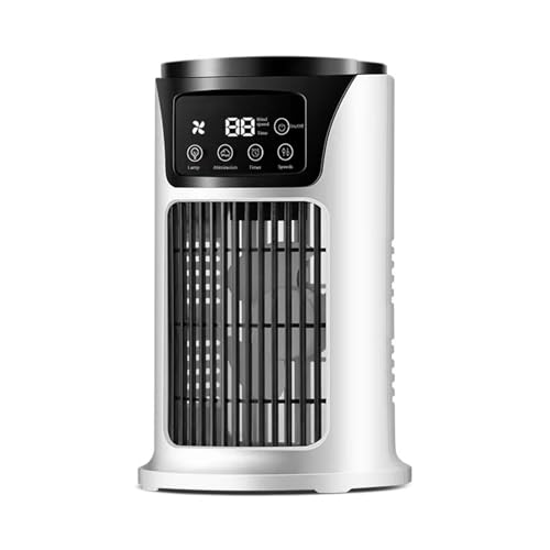 Fahoujs Desktop Luftkühler Mit 300 Wassertanks 6 Geschwindigkeit Einstellung Kühllüfter 6H Timer Funktion Für Schlafsaalstudien Office Desk Desktop Kühllüfter von Fahoujs