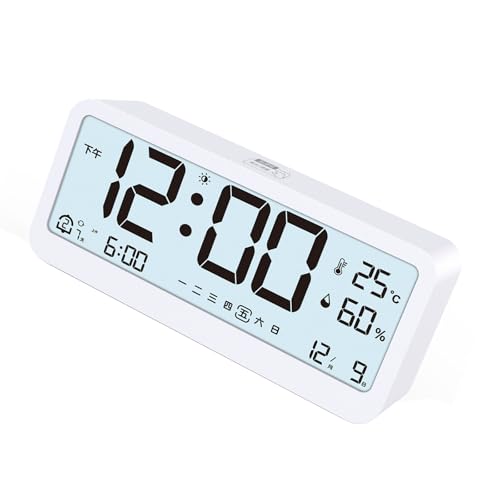 Fahoujs Digital Wecker Mit Nachtlichtsensoren LED Helligkeit Verstellbar Für Die Einfache Überprüfung Der Nachtlichtuhr Fahoujs Digital Wecker Mit Nachtlichtsensoren LED Helligkeit Verstellbar Für Die Einfache Überprüfung Der Nachtlichtuhr von Fahoujs