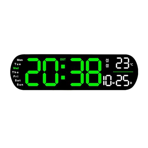 Fahoujs Digitaler Wecker Mit Großer LED LED Mit Mehreren Alarmmodi Teperatur Woche Datum Display Für Studenten Office Travel Plastik LED Uhr Fahoujs Digitaler Wecker Mit Großer LED LED Mit Mehreren Alarmmodi Teperatur Woche Datum Display Für Studenten Office Travel Plastik LED Uhr von Fahoujs