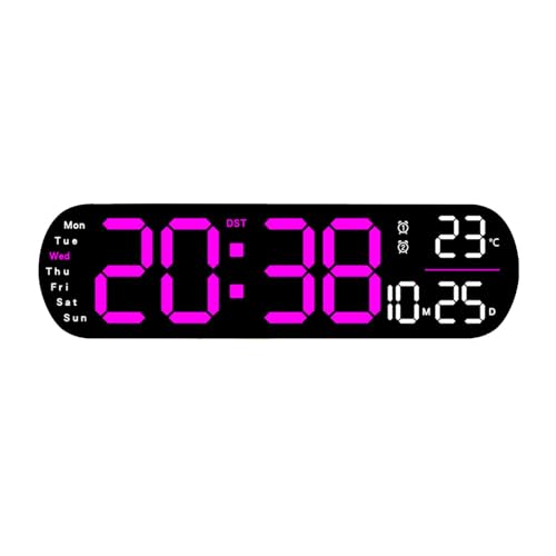 Fahoujs Digitaler Wecker Mit Großer LED LED Mit Mehreren Alarmmodi Teperatur Woche Datum Display Für Studenten Office Travel Plastik LED Uhr Fahoujs Digitaler Wecker Mit Großer LED LED Mit Mehreren Alarmmodi Teperatur Woche Datum Display Für Studenten Office Travel Plastik LED Uhr von Fahoujs