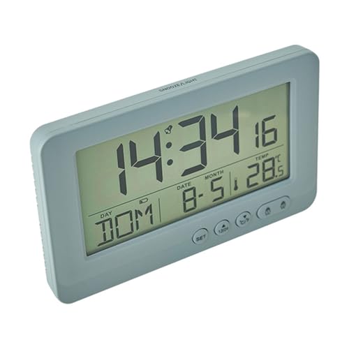 Fahoujs Digitaler Wecker Tischuhr Stylische LCD Digitale Wecker Mit Temperaturanzeige Für Schlafzimmer Schlafzimmer von Fahoujs