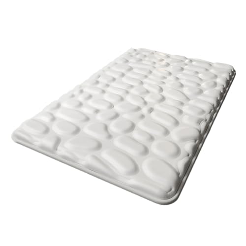 Fahoujs Einfache Design Badmatten Mit Kühlfasern Schnelles Wasserabsorption Und Antislip Unterstützung Für Sicherheit von Fahoujs