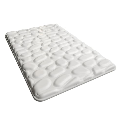 Fahoujs Einfache Design Badmatten Mit Kühlfasern Schnelles Wasserabsorption Und Antislip Unterstützung Für Sicherheit von Fahoujs