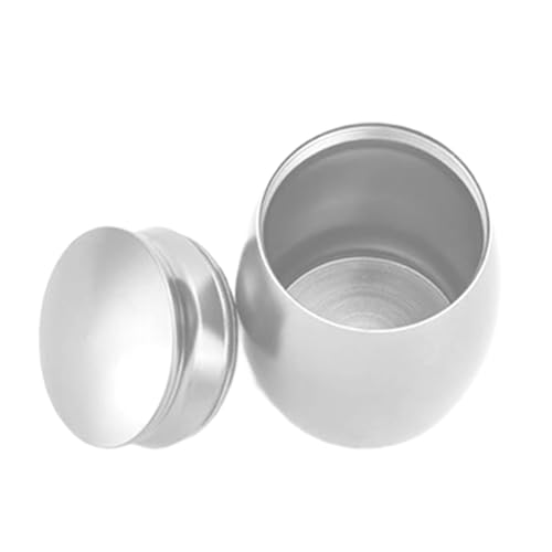 Fahoujs Haustier Asche Sarg Urne Sarg Für Tierische Haustier Mom Urne Für Asche/Haar Einfacher Glas Sarg Für Asche/Haar Aluminiumlegierung Urne von Fahoujs