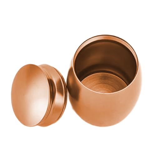Fahoujs Haustier Asche Sarg Urne Sarg Für Tierische Haustier Mom Urne Für Asche/Haar Einfacher Glas Sarg Für Asche/Haar Aluminiumlegierung Urne von Fahoujs
