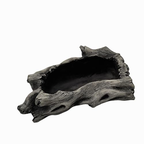 Fahoujs Künstliche Driftwood Succulents Pflanzer Harzbaumstümpfen Skulpturen Rustik von Fahoujs